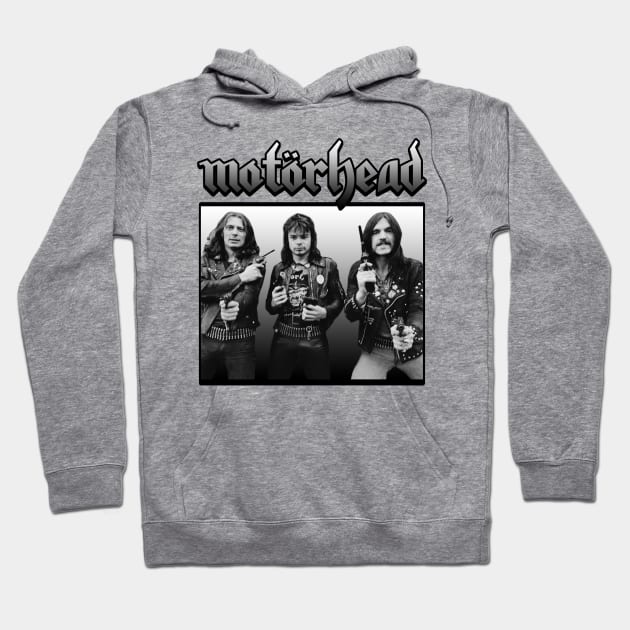 Motorhead Gradient Black Hoodie by Pemandangan Kenangan 2000